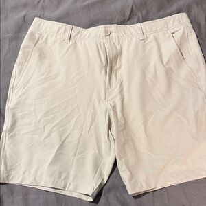 Under Armour Men's Light Tan Flat Front Shorts